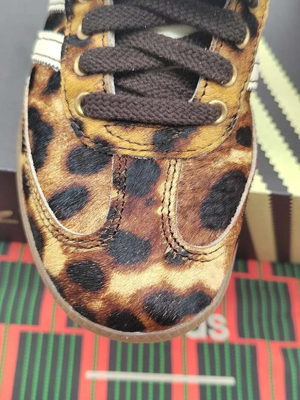 Adidas Wales Bonner x Samba Pony Leopard Sneaker - Picture 7 of 11